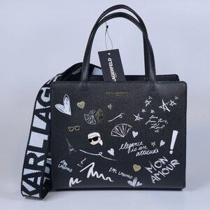 Karl Lagerfeld Paris Maybelle Satchel Bag With Iconic Print Fun In The City